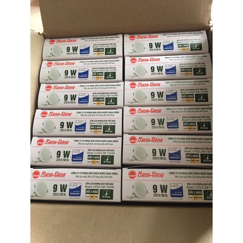 Đèn led âm trần rạng đông