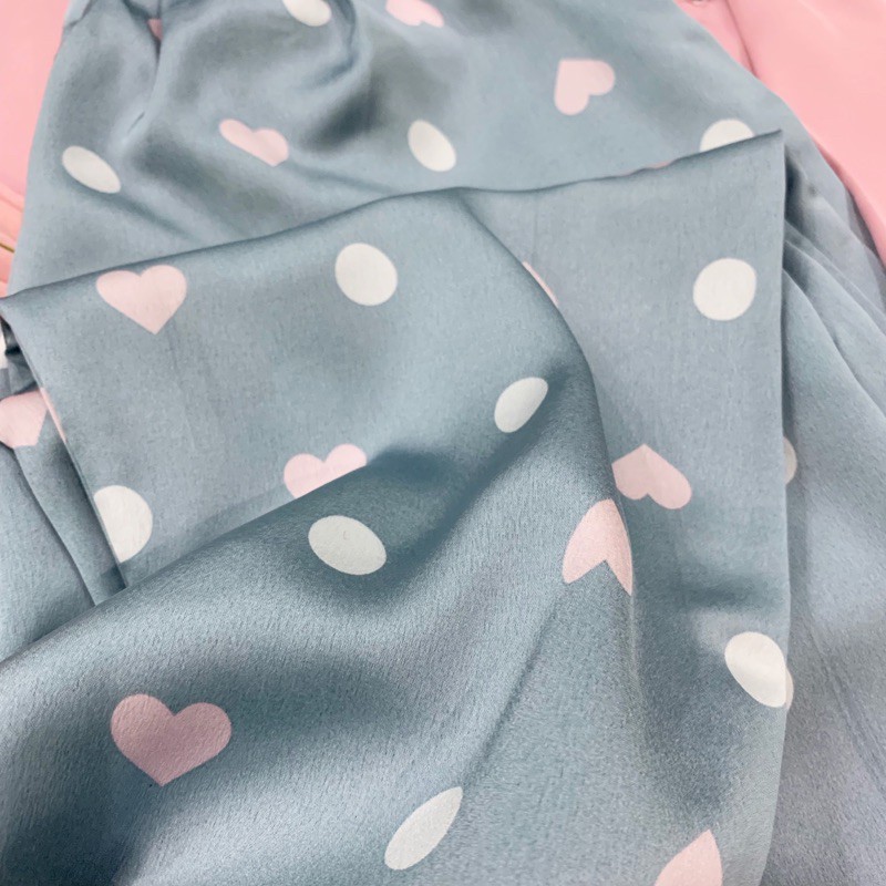 Bộ Lụa Mặc Nhà Tay Dài Quần Dài * Chất Lụa Satin Cao Cấp Siêu Mềm Mịn | BigBuy360 - bigbuy360.vn