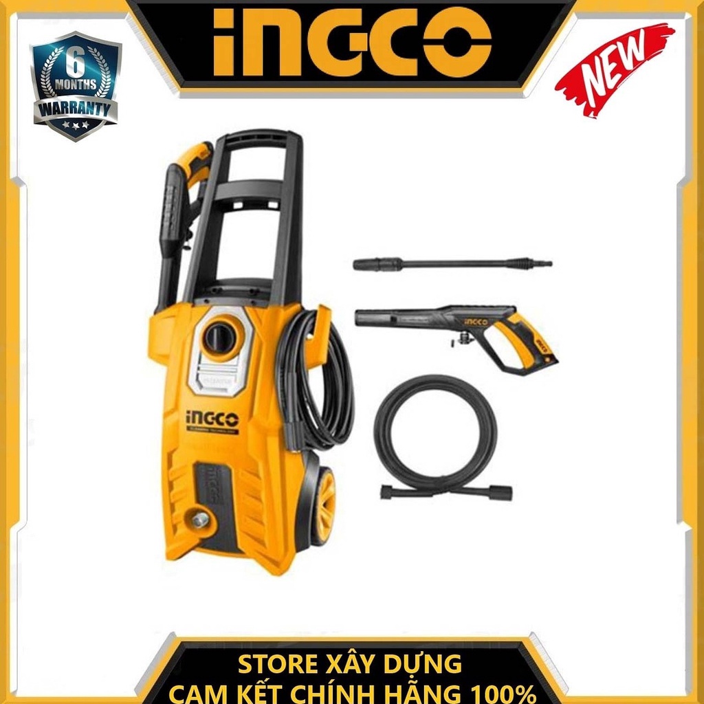 MÁY XỊT RỬA XE ÁP LỰC 1800W (150BAR) INGCO HPWR20008 - HÀNG CHÍNH HÃNG
