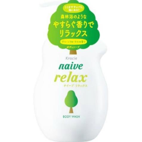 SỮA TẮM NAIVE  530ML CÓ CÁC MÙI CAM , MÙI ĐÀO VÀ MÙI RELAX