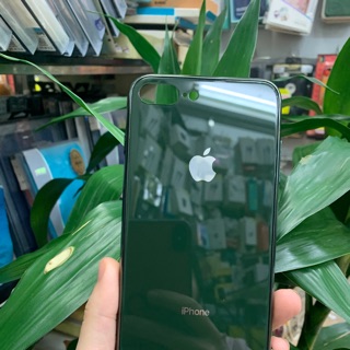 Ốp lưng kính xanh rêu ip7Plus /8 plus /6 plus /6