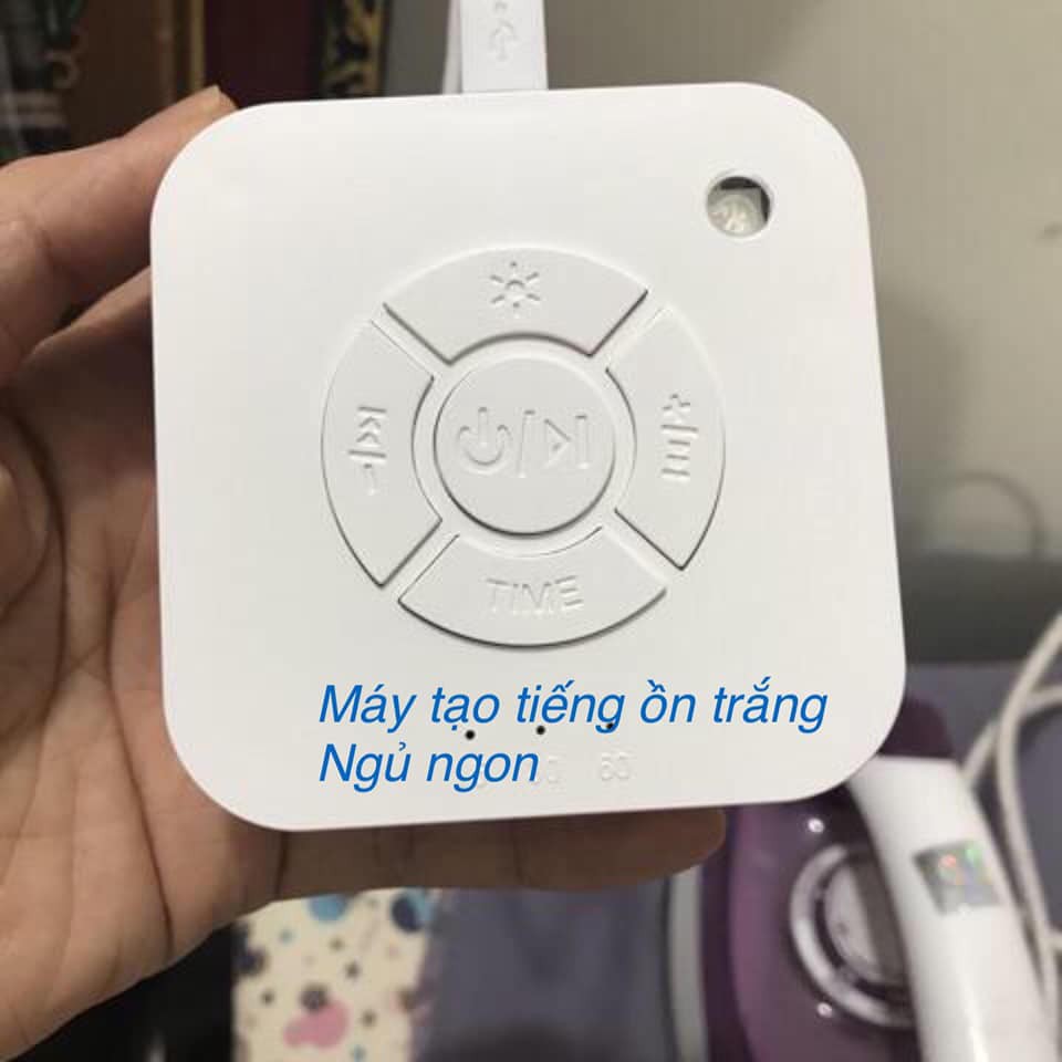Máy Tạo Tiếng Ồn Trắng Giúp Bé Ngủ Ngon-VUÔNG - Dùng Kèm Với Bộ Sản Phẩm: Nhộng Chũn , Quấn Chũn