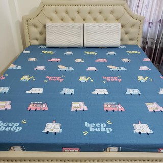 Drap bọc đệm chống thấm Hàn Quốc chất liệu 100% cotton không nóng - Ga trải giường hàng Việt Nam cao cấp (đủ cỡ)