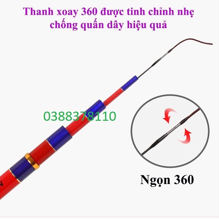 Cần Câu Tay 5H Hải Tặc Phương Bắc Chuyên Dùng Câu Đài Và Câu Đơn