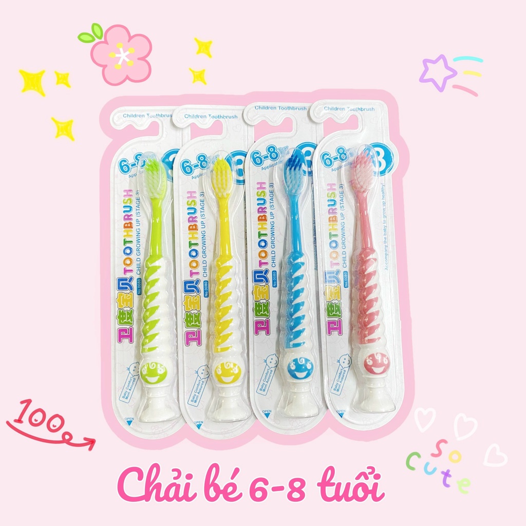 Bàn chải đánh răng cho bé 6 - 8 tuổi