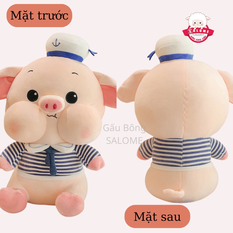Gấu Bông Con Heo Má Bánh Bao SALOME tp HCM, Lợn Thủy Thủ Cao Cấp