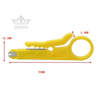 【FUNWD】Wire Stripper 1pcs Multi-function Safe Tool Yellow Convenient High-quality