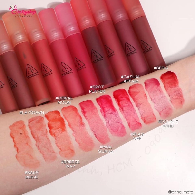 Son Tint Siêu Lì 3CE Blur Water Tint