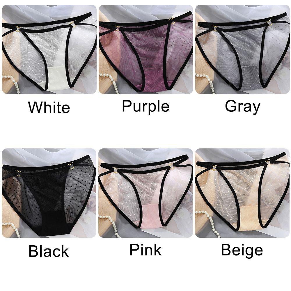 Quần Lót Trong Suốt Khoét Lỗ Thoáng Khí Thoải Mái Cho Nữ
