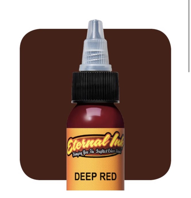 Mực xăm hãng Eternal tông đỏ