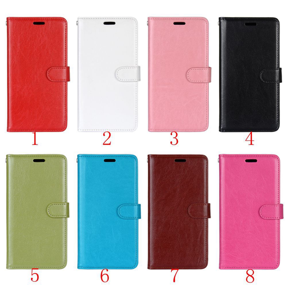 ReadyStock Case For ZTE Blade L3 S6 Flip Case ZTE A610 A6 Lite Solid Color 4 Card Holder Stand Leather Case