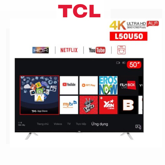 Smart Tivi TCL 4K 50 inch L50U50 - Hàng Chính Hãng