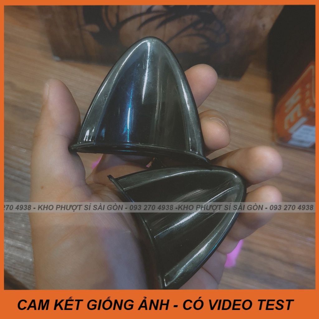 Giá sỉ phụ kiện tai mèo gắn mũ bảo hiểm 3 màu đen - xanh dương - hồng bằng nhựa cứng siêu cute