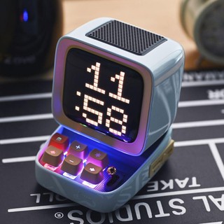 Loa thông minh Divoom Ditoo Plus 10W - Hình dáng máy tính cổ, màn hình LED 256 Full RGB