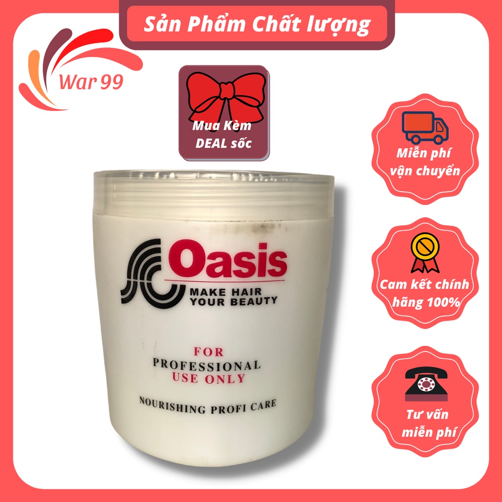 Ủ tóc OASIS 1000ML loại 1 dầu xả dưỡng tóc tóc giúp tóc mềm mượt kem hấp tóc