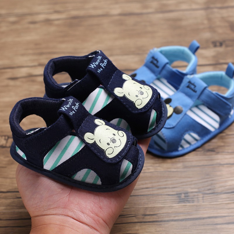 WALKERS Sandal Tập Đi Chống Trượt Hoạ Tiết Hoạt Hình Cho Bé Gái 0-18 Tháng Tuổi