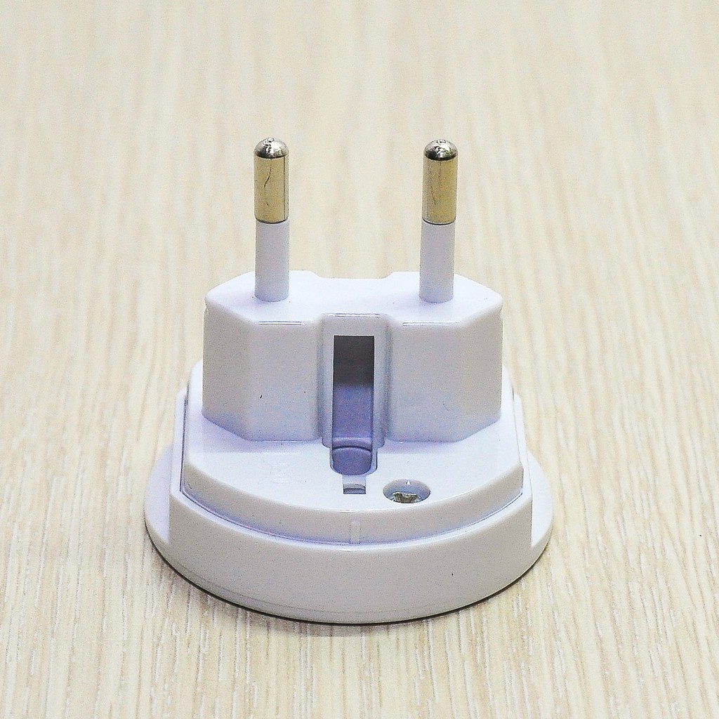 Ổ cắm điện đa năng du lịch Universal Travel Adapter nhiều đầu sử dụng độc lập (Trụ Trắng)