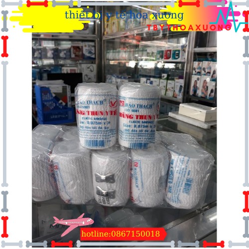 băng chun y tế,Băng thun y tế Bảo Thạch ( 2 móc - 3 móc)thietbiytehoaxuong