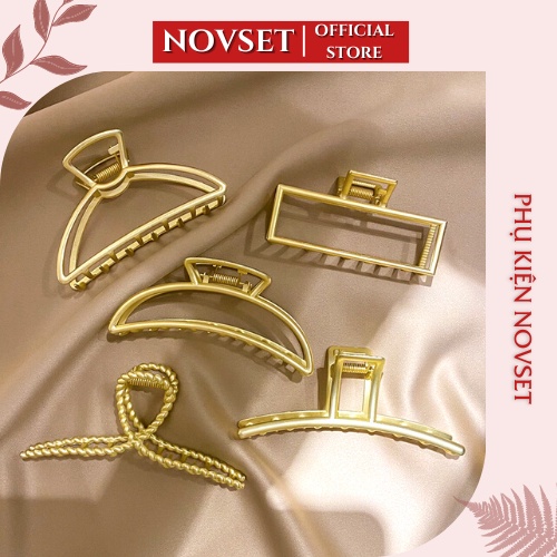 Kẹp Tóc Kim Loại Dáng Thanh Lịch Dành Cho Nữ #KTKL802 [ MÃ C604 ]