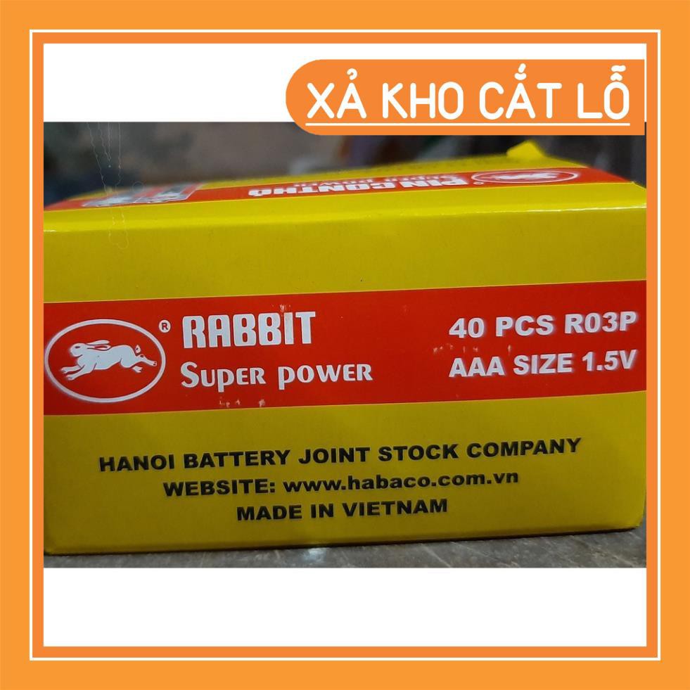 Vỉ 4 pin con thỏ 1,5V - AAA - R30P (Pin điều khiển) - Hàng chính hãng