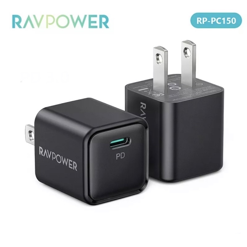 Củ Sạc Ravpower 20W PC150 USB C Siêu Nhỏ Gọn
