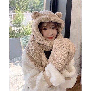 Mũ gấu jennie cho mùa lạnh