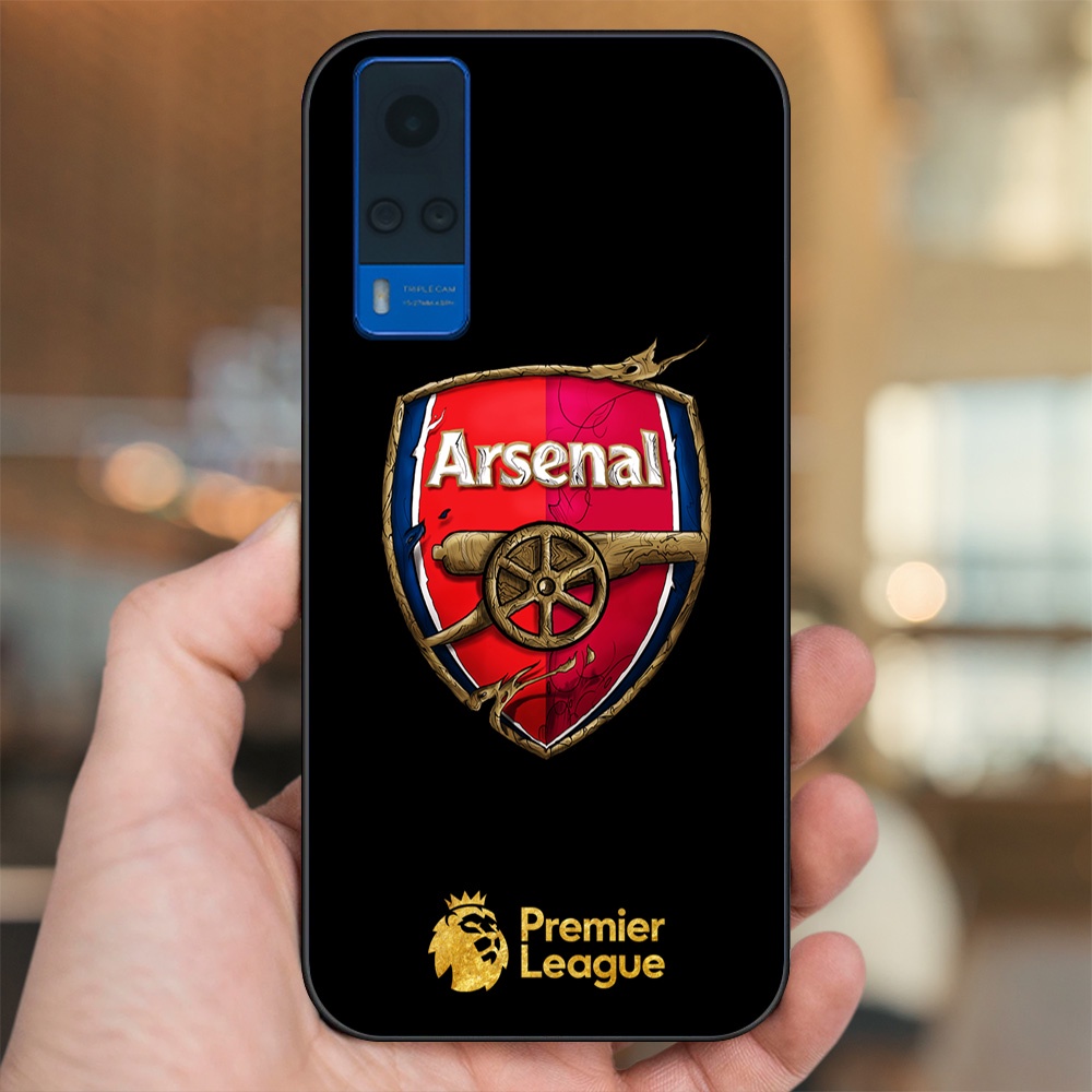 Ốp lưng Vivo Y51 2020, Y53s viền đen in hình Arsenal FC