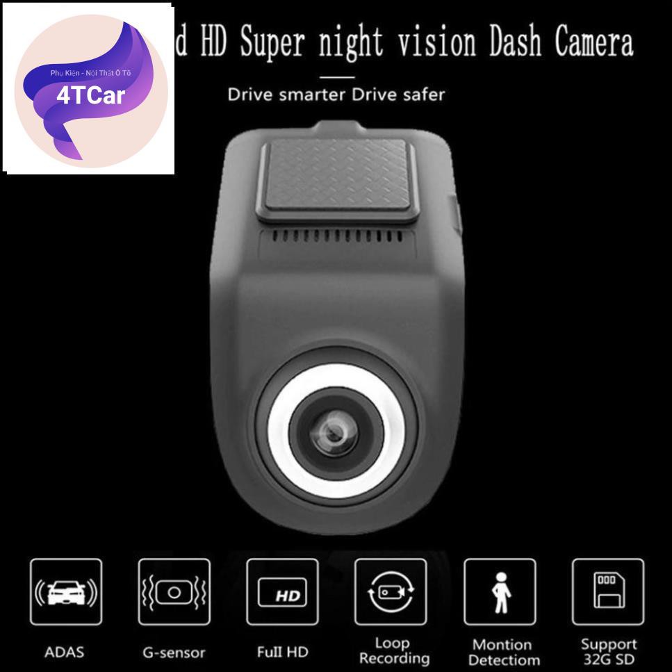 Camera Hành Trình U3 Full HD Kết Nối Màn Hình DVD Android Cho Ô Tô Xe Hơi