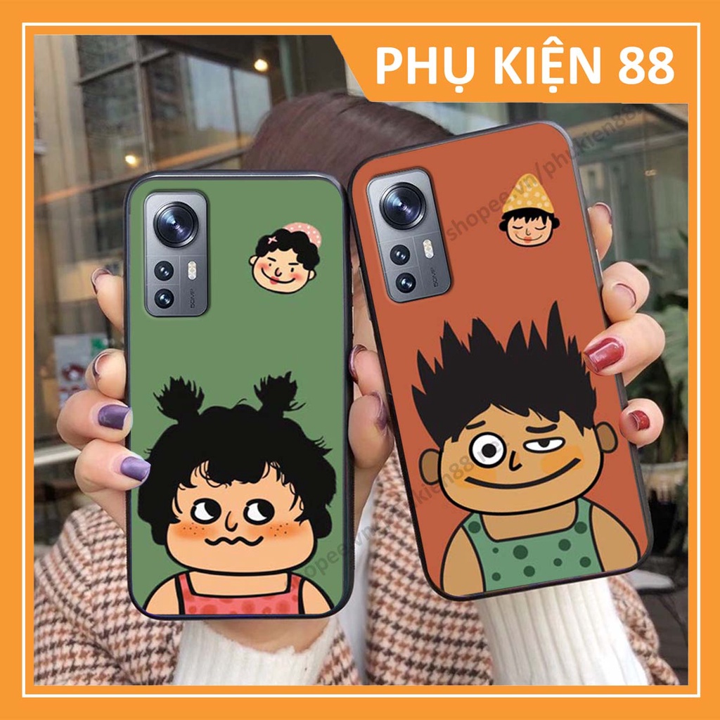 Ốp lưng Xiaomi 12 / Xiaomi 12 Pro ốp điện thoại LineBear, bé tóc xù, hoa siêu đẹp