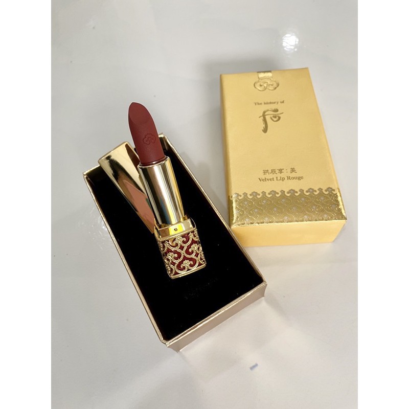 Son lì mềm mịn Whoo Velvet Lip Rouge dòng Hoàng Cung 3,5 gam