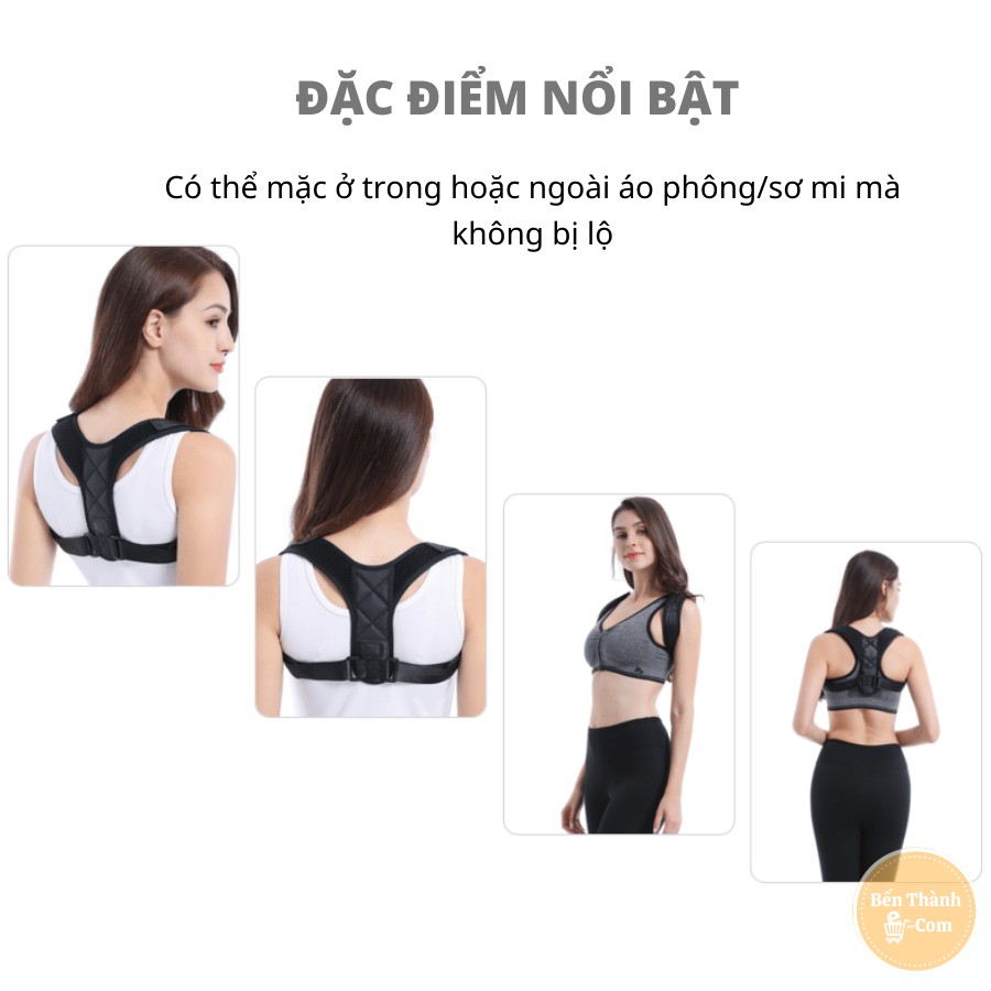 ✈️[Freeship] Đai chống gù lưng Posture Corrector [Tặng kèm 2 tấm trợ lực] [Hỗ trợ lưng vai]