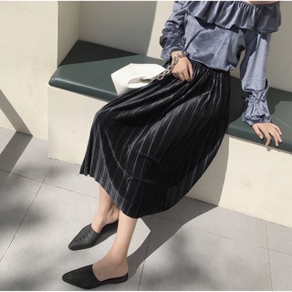 Chân váy dạ dáng dài CV1214T