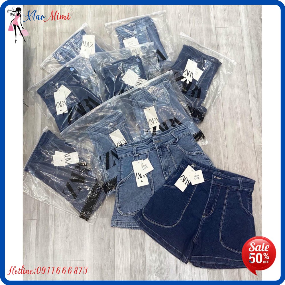 Quần Sooc , quần bò Túi To Z.R Cao Cấp 2 màu hotrend XIAOMIMI