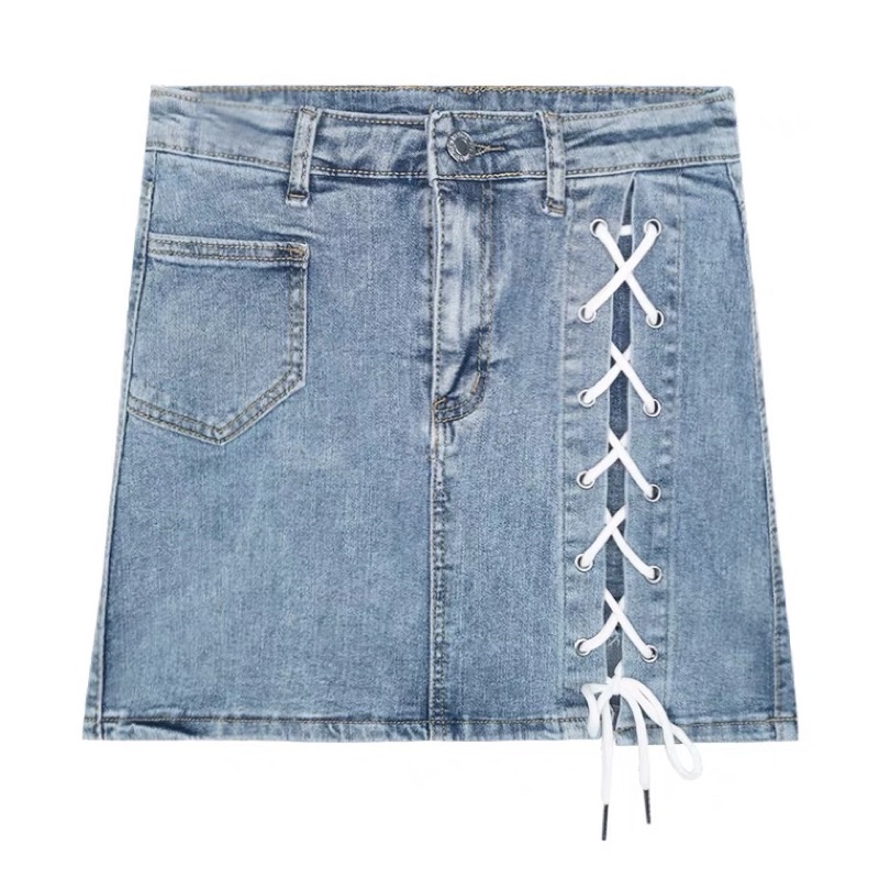 Chân váy ôm sát ngắn jean xanh sexy ( có ảnh thật ) #DHN213