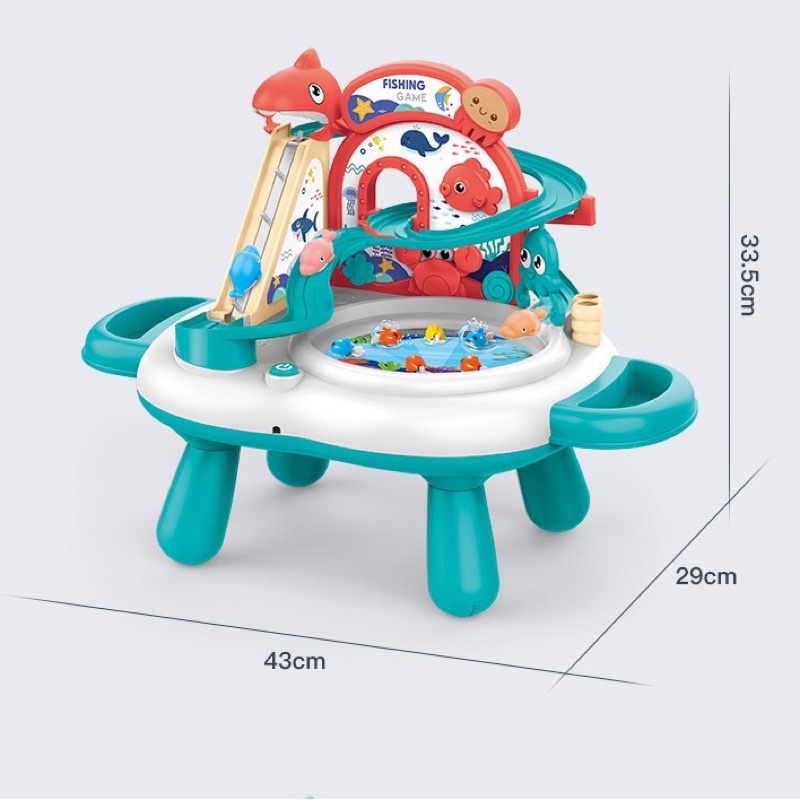 Bộ Đồ Chơi Câu Cá Tháp Trượt Phát Nhạc Cực Thú Vị