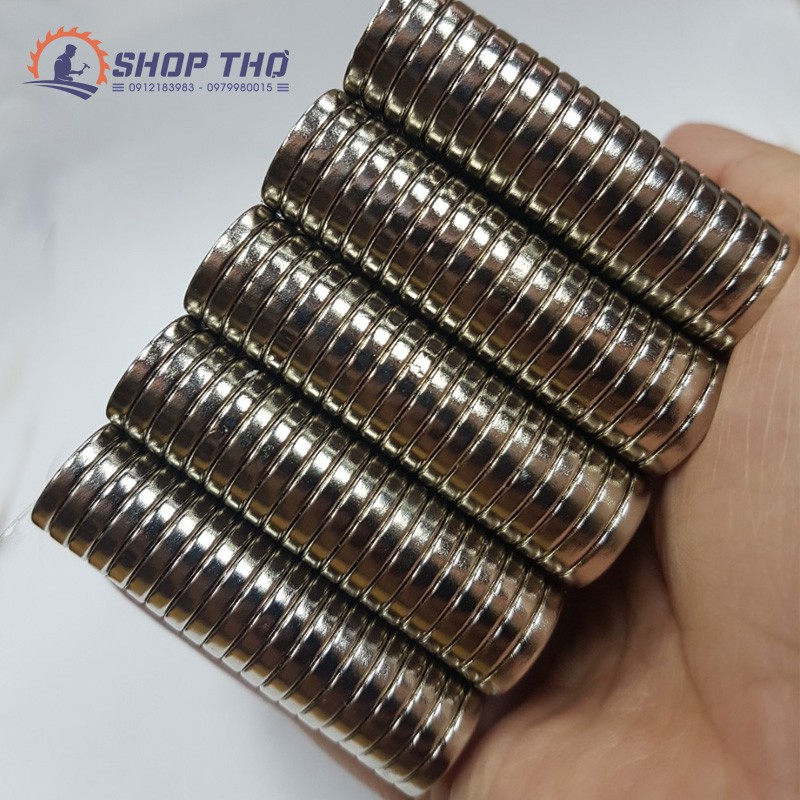 Nam châm tròn Phi 15x3mm