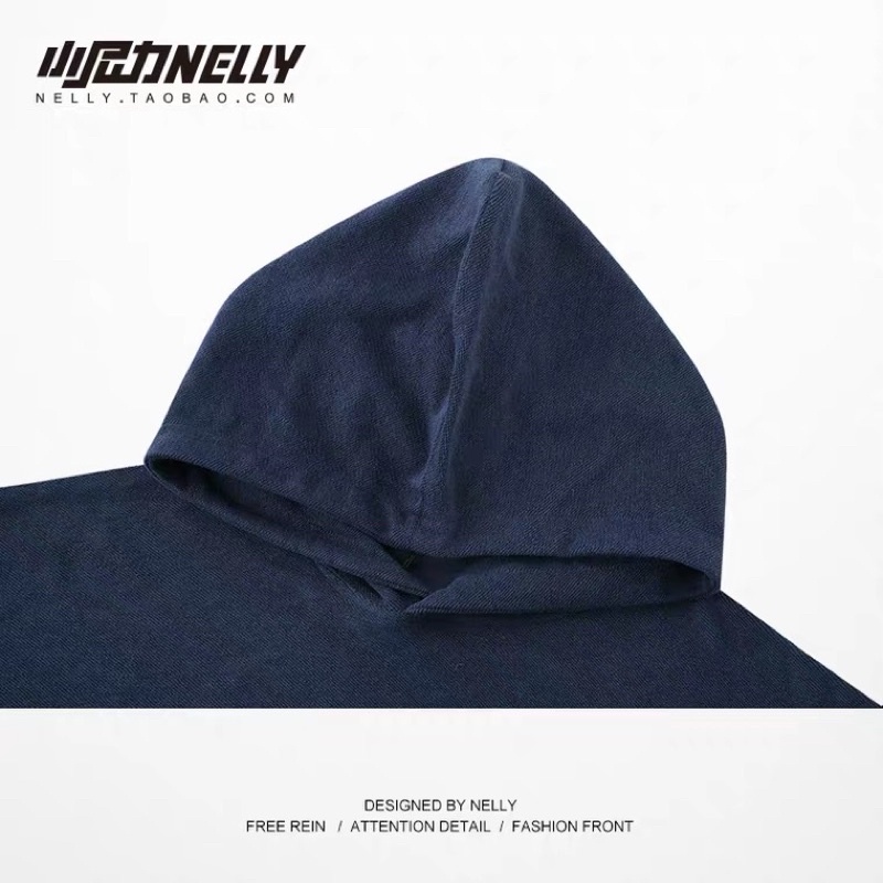 Áo hoodie 3717 nelly heybig form rộng thời trang mùa hè dành cho nam và nữ chất da cá 59 24 100