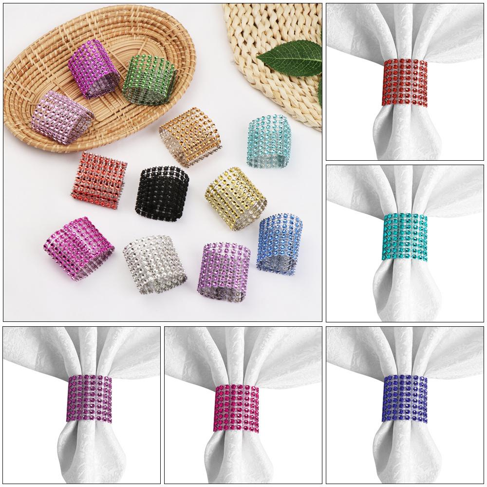 Bộ 10 Vòng Giữ Khăn Ăn Dùng Trong Khách Sạn / Giáng Sinh