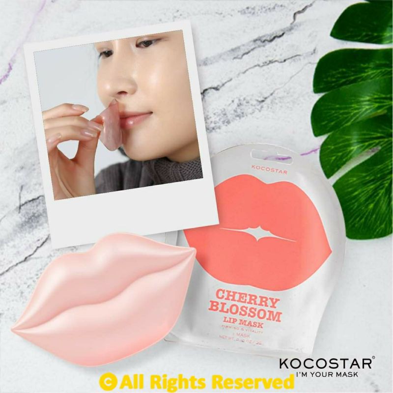 (GRAB / NOWSHIP) (DATE 12-02-2023) Mặt Nạ Môi Hoa Anh Đào Kocostar CHERRY BLOSSOM LIP MASK