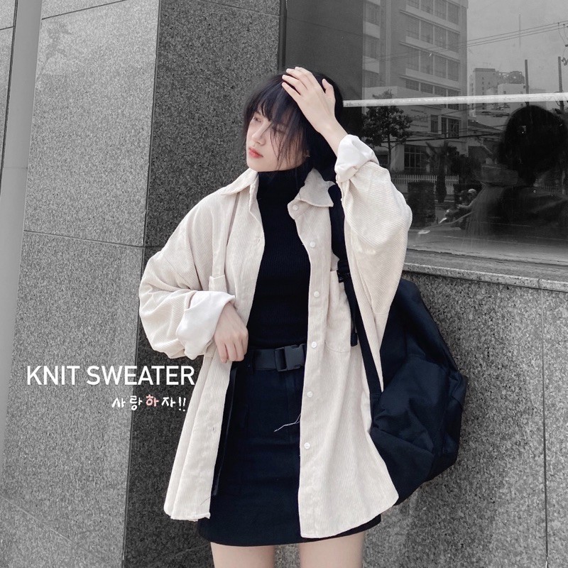 Áo Sơ Mi Form Rộng 💖 𝘍𝘳𝘦𝘦𝘴𝘩𝘪𝘱 💖 Sơ Mi Khoác Nhung Tâm Style Hàn Quốc Uzllang ( Ảnh Thật / Sẵn ) | BigBuy360 - bigbuy360.vn