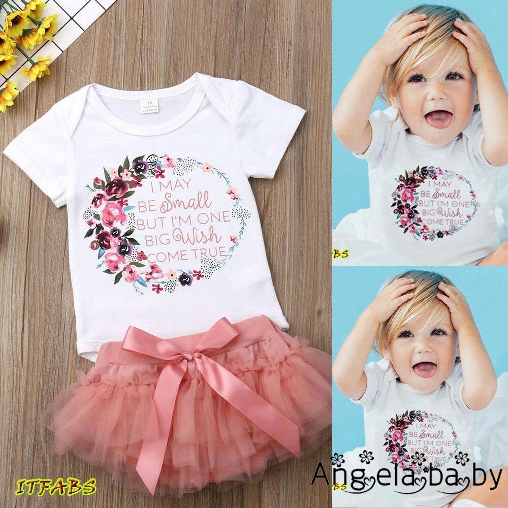 Newborn Infant Romper +Tutu Dress Sets 2Pcs Outfits
