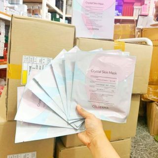 MẶT NẠ THẠCH ANH CRYSTAL SKIN MASK CELDERMA