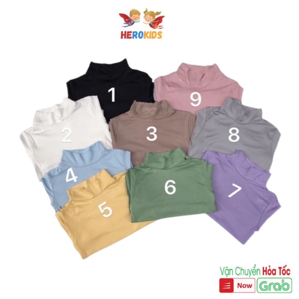 Áo giữ nhiệt cho bé trai bé gái chất cotton co giãn 4 chiều (Loại Xịn) Herokids KHAC2001