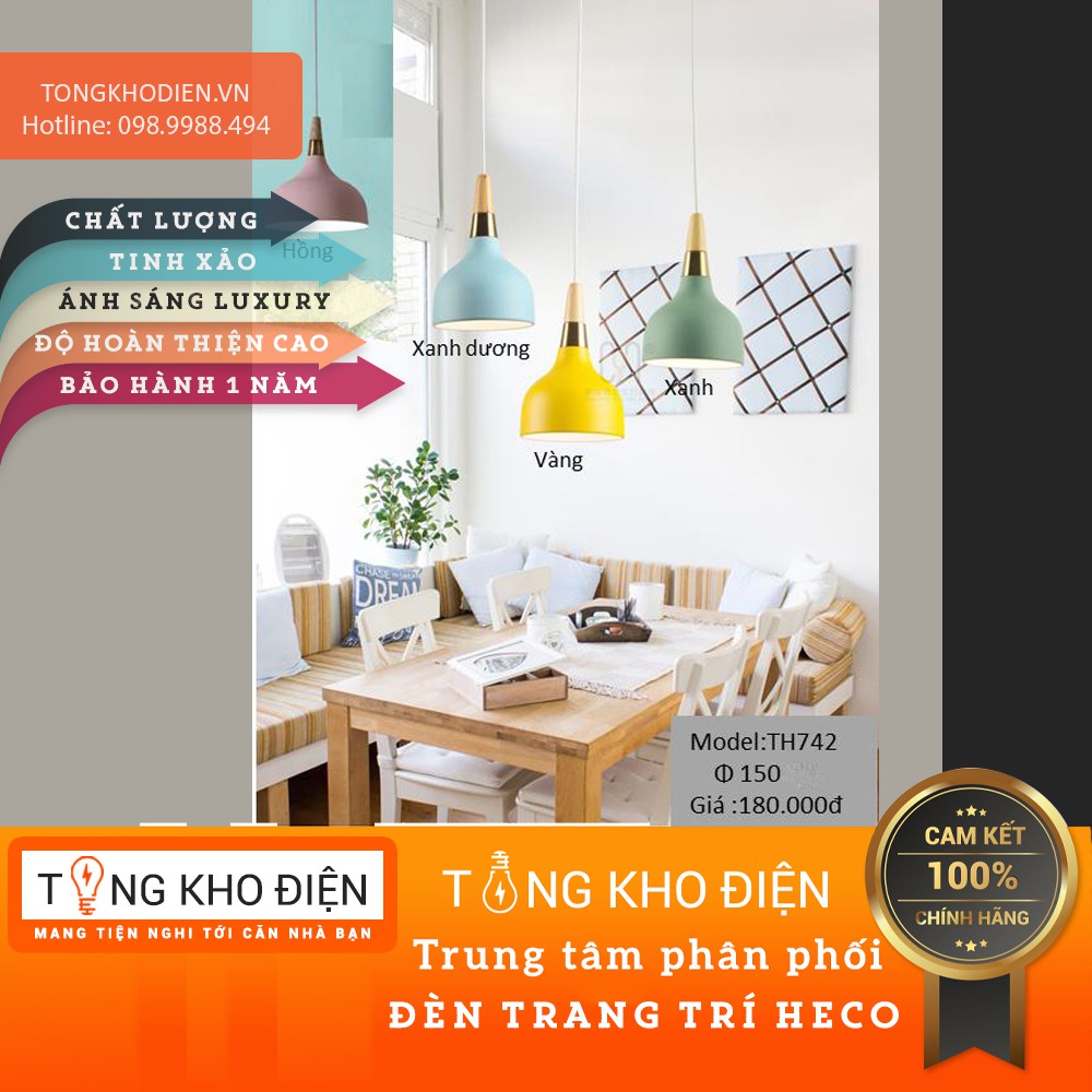 Đèn thả trần luxury TH742 (Giá trên ảnh 1 chao)