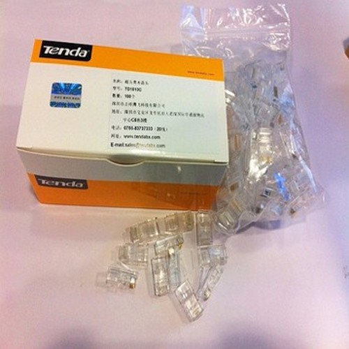 Đầu mạng RJ45 TENDA hộp 100 cái