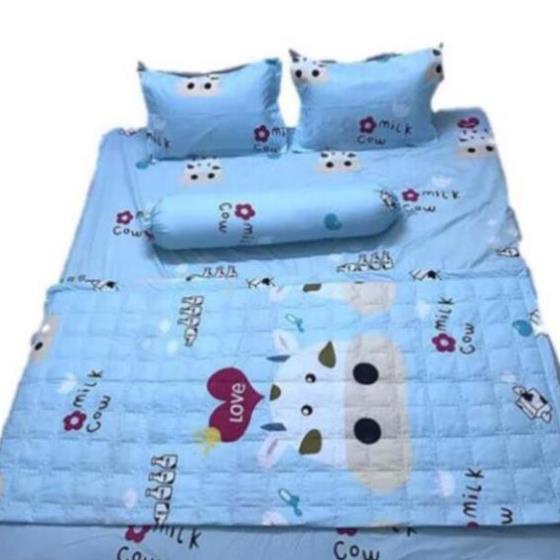 rọn bộ 5 món chăn ga gối poly hè mới nhất hhl