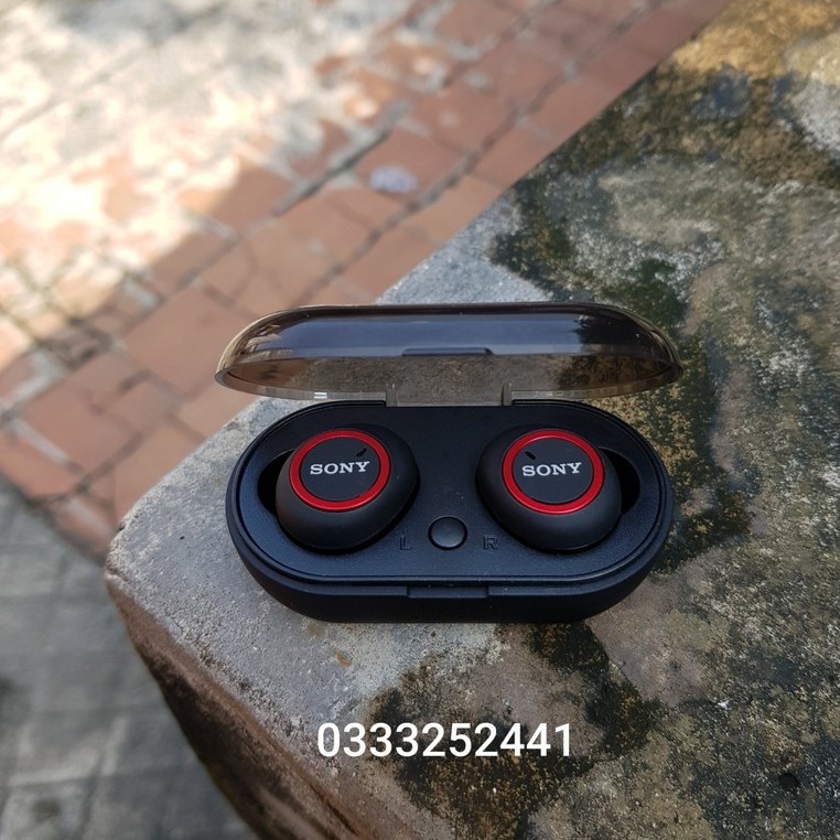 ( Nghe Không Hay Hoàn Tiền 100% )Tai nghe Bluetooth Đen Sony sport TWS-D76 Rất ấm Bass-treble rõ ràng