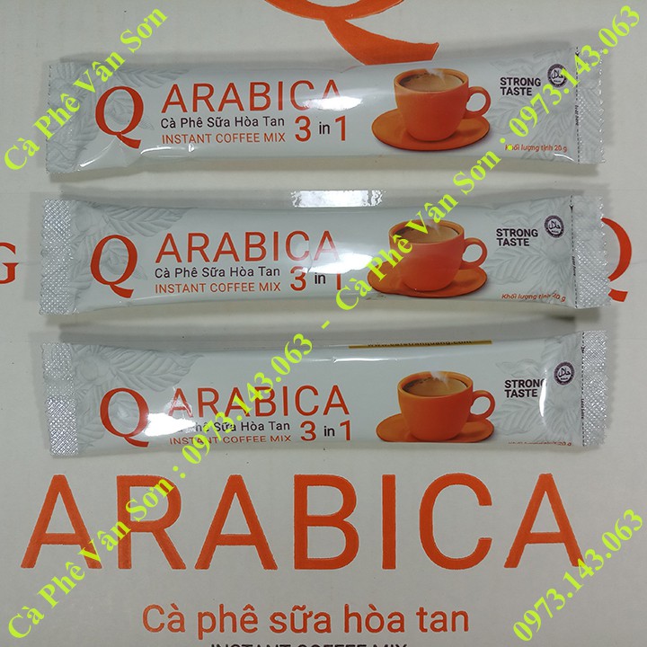 Thùng cà phê sữa Arabica Trần Quang 21 bịch 480g (24 gói dài * 20g)