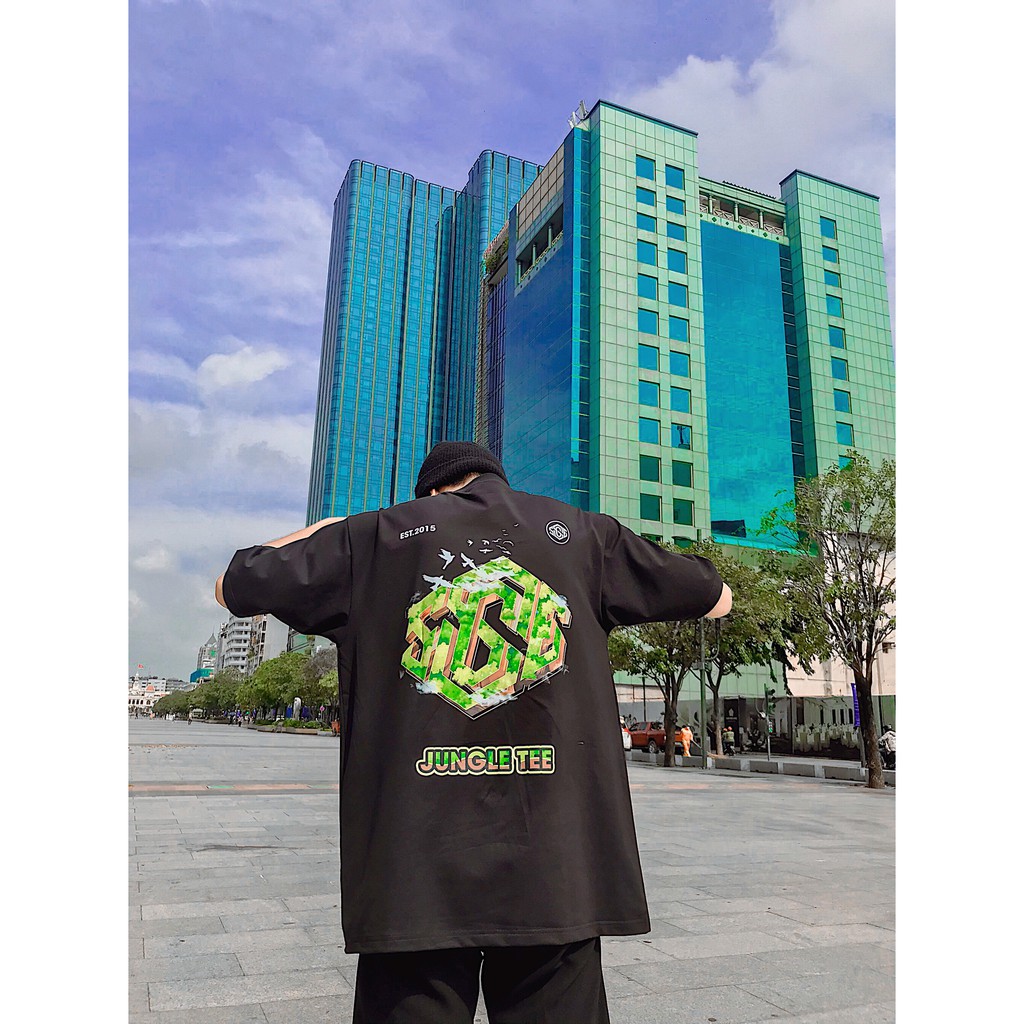 Áo thun unisex Jungle SGES streetwear form rộng nam nữ | BigBuy360 - bigbuy360.vn