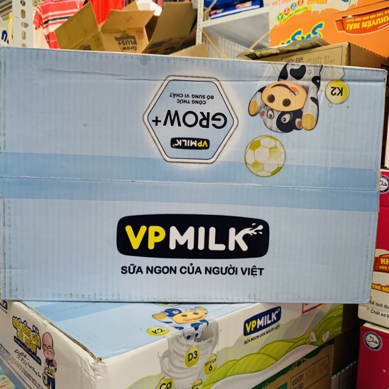 Thùng sữa VPMilk Grow+ 48x180ml